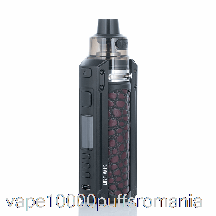 Vape Romania Lost Vape Ursa Quest 100w Pod Mod Kit Negru / Piele De Crocodil